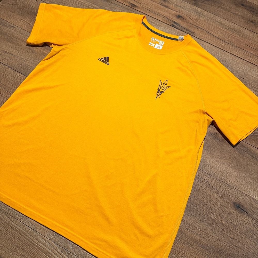 Adidas Arizona State Sun Devils Gold Ultimate Tee Men 2X